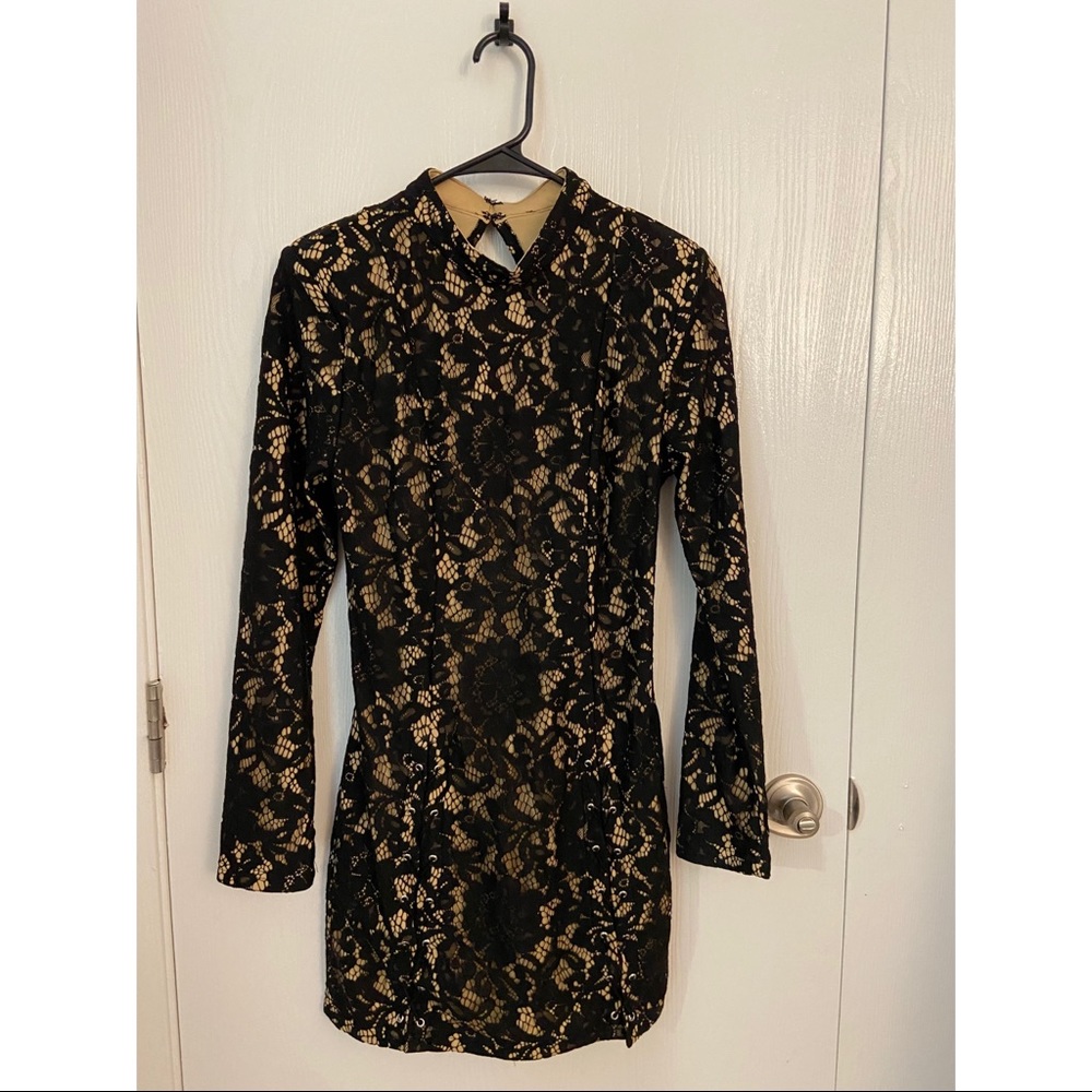 AKIRA Mini Lace Dress